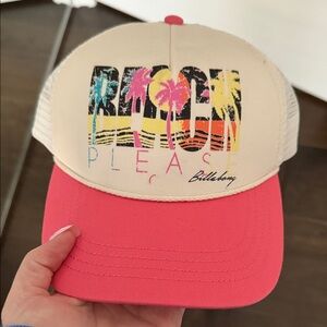 Billabong Tropical Vibes Cap - Pink and Cream